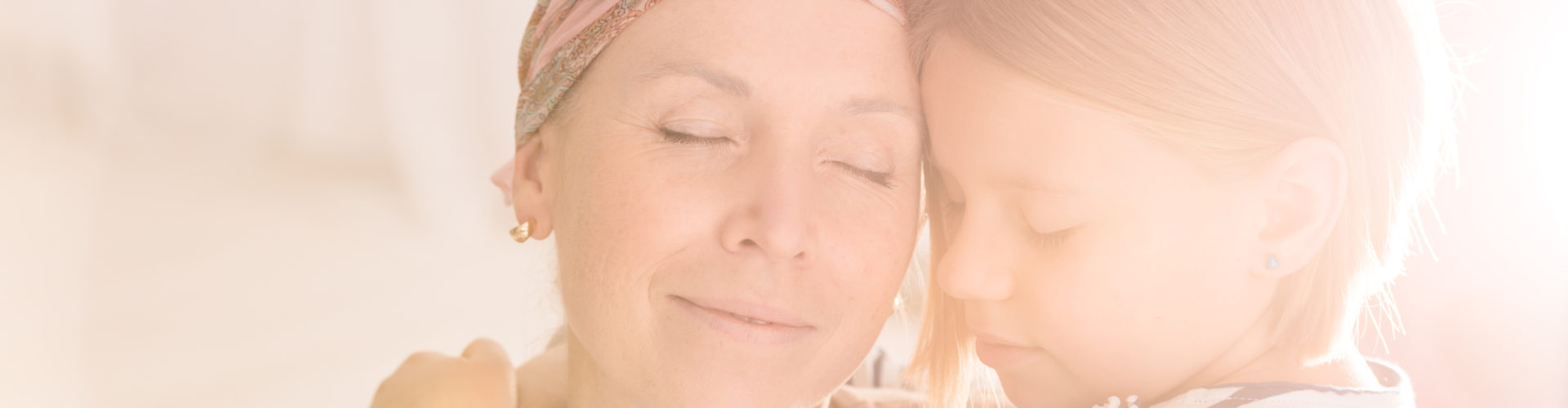 Girl hugging mother