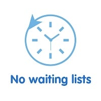 no waiting lists