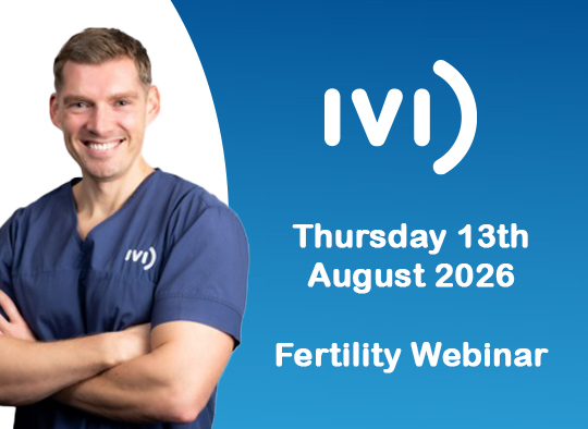 Sign up to our next Fertility Event - Thursday 13th August 2026